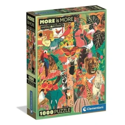 Image de Compact 1000 pieces more is Animals &amp; Botanics