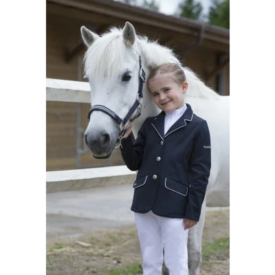 Afbeelding van Equi Theme Soft Classic kinder rijjas donkerblauw maat:152