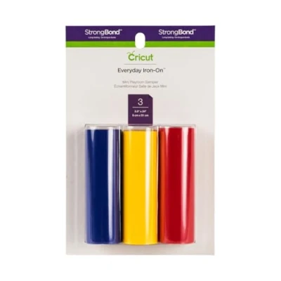 Afbeelding van Cricut Mini Everyday Vinylfiguren, om op te strijken, 9,4 x 61 cm, 3 stuks