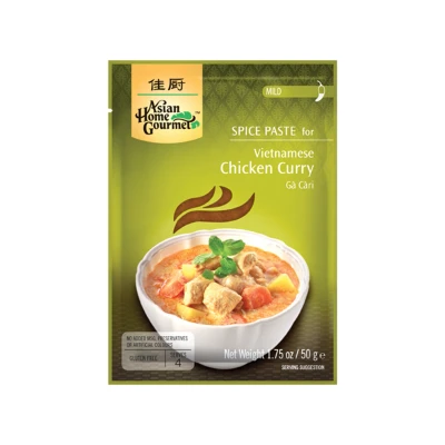 Afbeelding van Asian Home Gourmet Vietnamese Kip Curry 12 x 50 g Food Lovers