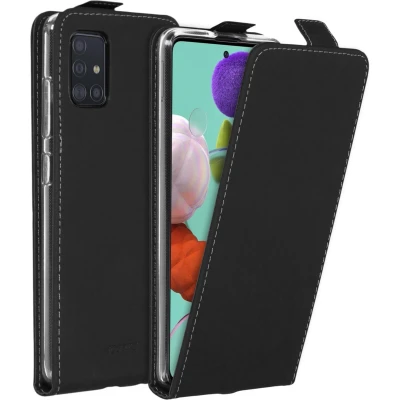 Afbeelding van Accezz Hoesje Geschikt voor Samsung Galaxy A51 Met Pasjeshouder Flipcase Zwart