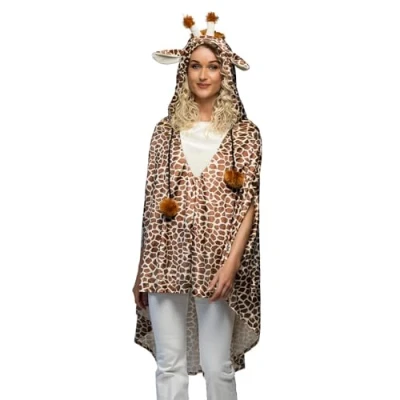 Afbeelding van Boland Poncho Giraffe (one size) Volwassenen Dieren