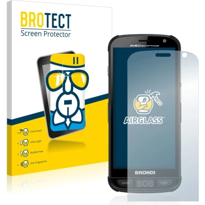 Afbeelding van BROTECT Screenprotector voor Brondi Amico Folie Beschermfolie Beschermglas transparant