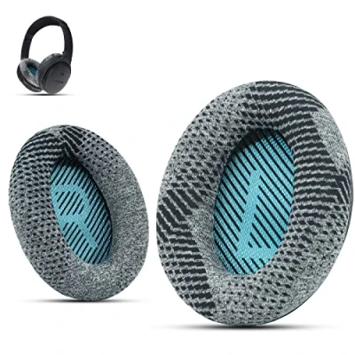 Afbeelding van Geef je Bose QC35 II nieuw leven reservepads van Krone Kalpasmos, luxe stof en traagschuim, compatibel met