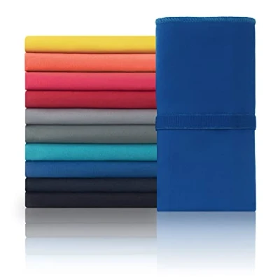 Afbeelding van Blumtal Sporthanddoek microvezel: 180 x 90cm 80 40cm, koningsblauw, set