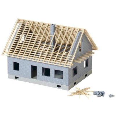 Afbeelding van Faller Eengezinswoning in aanbouw modelbouwsets, hobbybouwspeelgoed voor kinderen, modelverf en accessoires