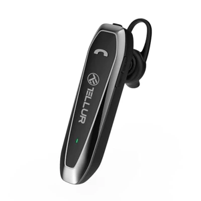 Afbeelding van TELLUR VOX 100 Bluetooth hoofdtelefoon voor mobiele telefoon, USB C, 22 uur gesprekstijd, BT 5.3, multi point, twee aangesloten apparaten, 360 graden draaibaar rechts of links oor,