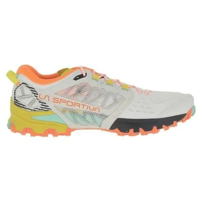 Afbeelding van La Sportiva Bushido III Trail hardloopschoenen, Heren, Maat: 45, Chalk/yellow Textiel/ synthetisch