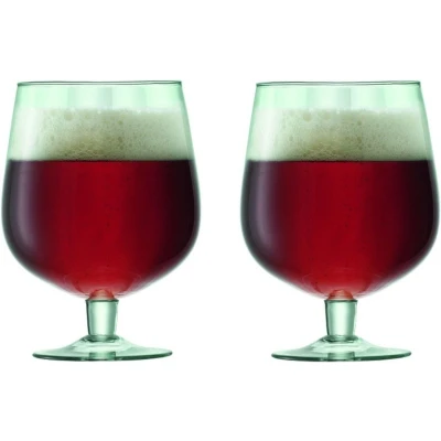 Afbeelding van L.S.A. Mia Bierglas 750 ml Set van 2 Stuks Transparent / Recycled Glass