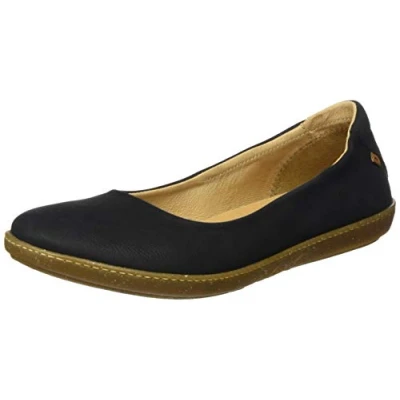 Afbeelding van El Naturalista Vouwbare ballerina ́s, Dames, Maat: 40, Black Leer