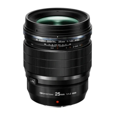 Afbeelding van Olympus ED 25mm f/1.2 Pro (Micro Vier Derde, Micro Derde), Objectief, Zwart