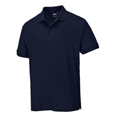 Afbeelding van Portwest b210dnrl Napels poloshirt met korte mouwen, donkerblauw, L