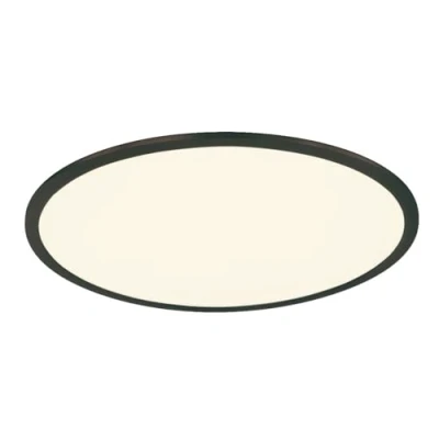 Afbeelding van Trio leuchten LED Plafondlamp Plafondverlichting 31W Warm Wit 3000K Dimbaar Rond Zwart Aluminium