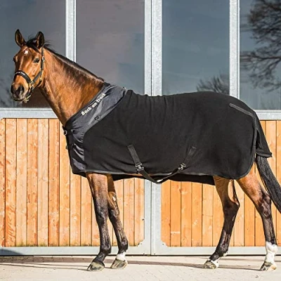 Afbeelding van Back on Track Fleecedeken Supreme Zwart 125/175cm