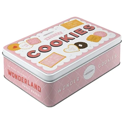 Afbeelding van Tin box flat Wonder cookies