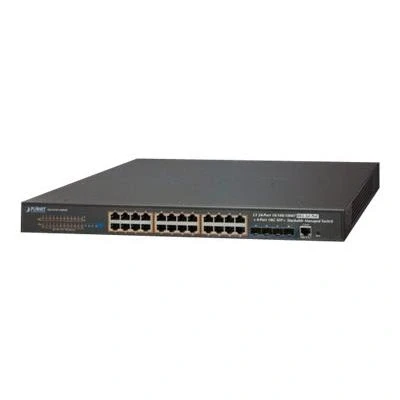 Image de PLANET SGS 6341 24P4X commutateur Géré Montable sur rack
