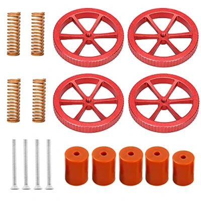 Afbeelding van BZ 3D Ender Upgrade Kit met 3 veren, 4 nivelleringsmoeren + 8 printerveren 5 siliconen schokdempers voor 3/V2/Pro/Ender S1/Pro/Plus/Ender Neo.