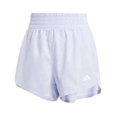 Afbeelding van adidas Performance Pacer Training Stripes Highrise Korte broeken, Dames, Maat: Medium, Violet tone white