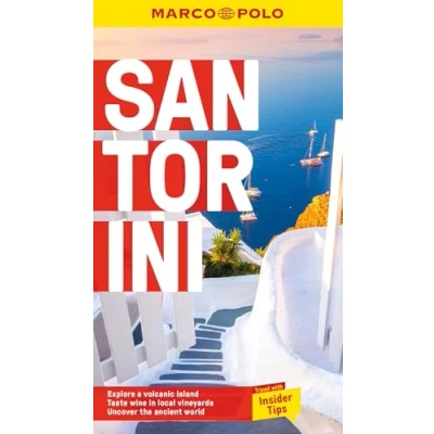 Afbeelding van Santorini Marco Polo Pocket Travel Guide with pull out map