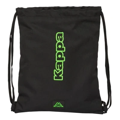 Afbeelding van Rugtas met Koordjes Kappa Black Zwart 35 x 40 1 cm