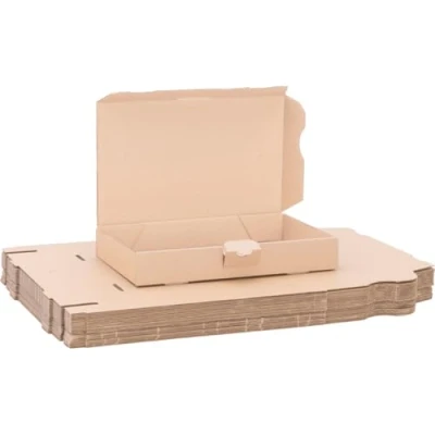 Afbeelding van verpacking Maxibrief Verzenddozen voor boeken, 225 x 145 35 mm, binnenafmetingen 220 136 33 bruin, 25 stuks