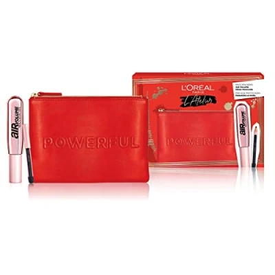 Afbeelding van L&#039;Oréal Paris, Mascara, LOreal Set (Mascara Black Air Volume Mega Mascara + Le Khol Midnight 101 Pochette)
