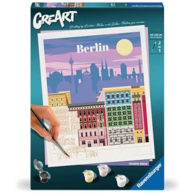 Afbeelding van Ravensburger CreArt Colourful Berlin Schilderen op Nummer