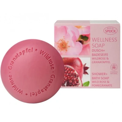 Afbeelding van Speick Wellness Zeep Wilde Roos &amp; Granaatappel 200GR
