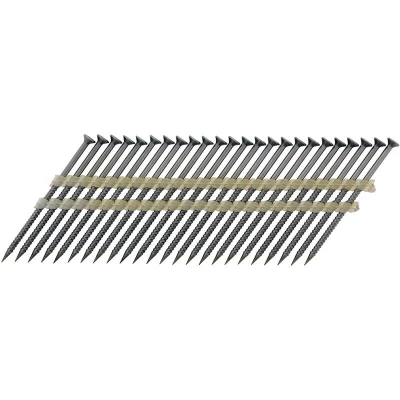Afbeelding van Paslode 34 Plastic Gebonden Schroefnagels IM90 Gegalvaniseerd NailScrew® 2.8x50mm +1x Gas VE=1250 142100