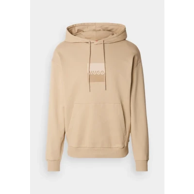 Afbeelding van HUGO Duspliter Hoodie, Heren, Maat: Small, Medium beige