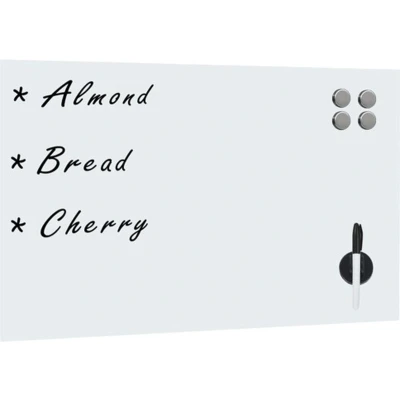Afbeelding van Magneetbord wandmontage 50x30 cm glas