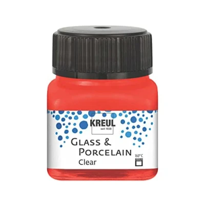 Afbeelding van KREUL 16205 verf van glas en porselein, transparant, op waterbasis, sneldrogend, 20 ml