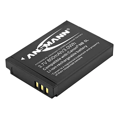 Afbeelding van Ansmann NB 5L Camera accu Vervangt originele 3.7 V 800 mAh