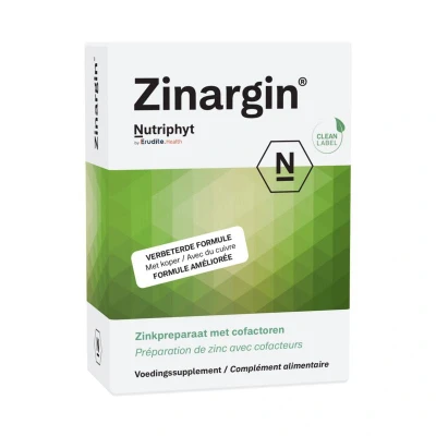 Afbeelding van Nutriphyt Zinargin Tabletten 60st