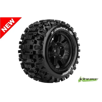 Afbeelding van Louise RC MFT X UPHILL Maxx Serie Bandenset Gemonteerd Sport Velgen Zwart Zeskant 24mm