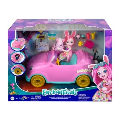 Image de Poupée Enchantimals Voiture Lapinmobile
