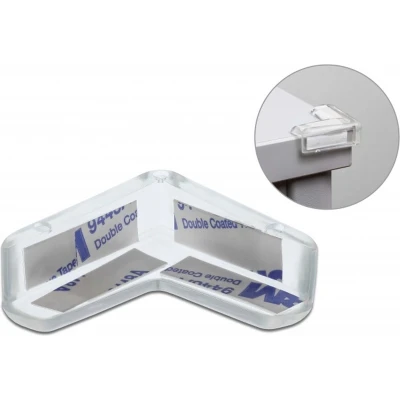 Afbeelding van Hoekbeschermer met zelfklevend pad 40 x 13 mm / transparant
