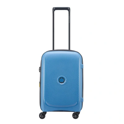 Afbeelding van Delsey Belmont Plus MR Cabin Trolley 55/35 Expandable blue Harde Koffer