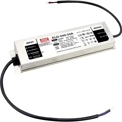Afbeelding van Mean Well ELG 240 48A 3Y LED transformator, driver Constante spanning, stroomsterkte W 2.5 5 A 43.2 52.8 V/DC Instelbaar, Montage op