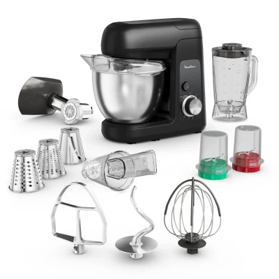 Image de Moulinex QA525810 Robot De Cuisine 4,6L 1100W Noir