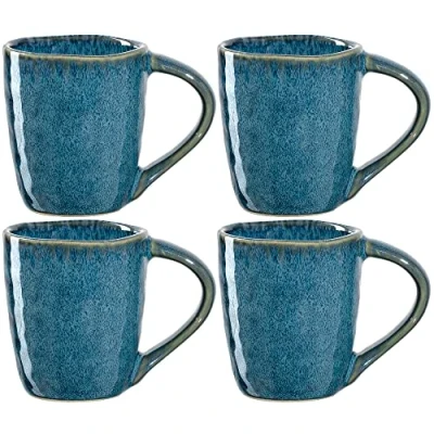 Afbeelding van LEONARDO HOME Matera 018596 espressokopjes, keramiek, 90 ml, blauw, 4 stuks