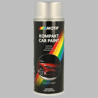 Afbeelding van MOTIP 55434 Voertuig combinatielak 400ml spuitbus zilver Kompakt silver metallic 12 ml