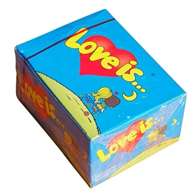Afbeelding van Kauwgom Love Is (Strawberry Banana)