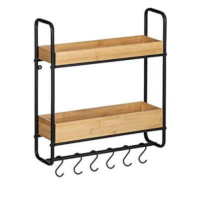 Afbeelding van Wandregal mit Haken LOFT, zweistufig, WENKO