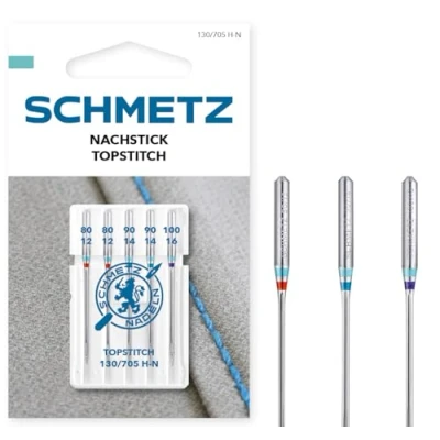 Afbeelding van SCHMETZ TOPSTITCH 5 NAALDEN 80 100