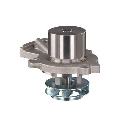 Afbeelding van FEBI BILSTEIN 108778 Waterpomp Grijs gietijzer niet voor schakelbare waterpomp, Met afdichtring Mechanisch Metaal VOLKSWAGEN: Polo V Hatchback