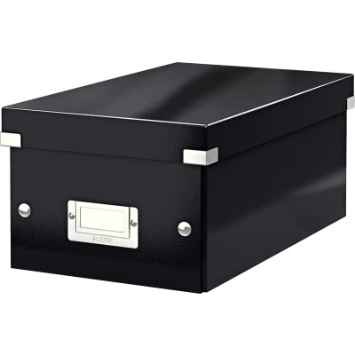 Afbeelding van Dvd Box Leitz WOW Click &amp; Store 206x147x352mm zwart
