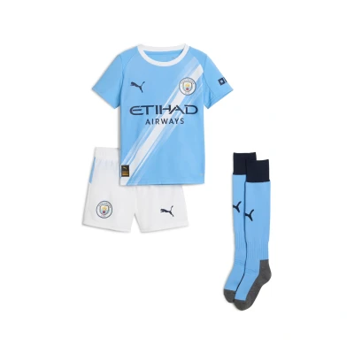 Afbeelding van Manchester City 25/26 mini thuistenue, Blauw/Wit, Maat 2 3Y PUMA