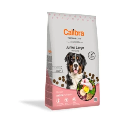 Afbeelding van 12kg Calibra Dog Premium Line Junior Large Breed hondenvoer droog
