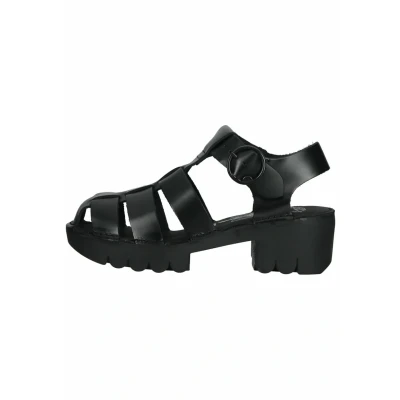 Afbeelding van Fly London Outdoorsandalen black, Dames, Maat: 36, Black Leer